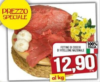 MA Supermercati Fettine di Coscio di Vitellone Nazionale offerta