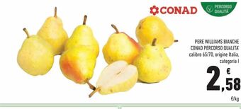 Conad Pere williams bianche conad percorso qualita' offerta