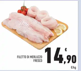 Conad Filetto di merluzzo fresco offerta
