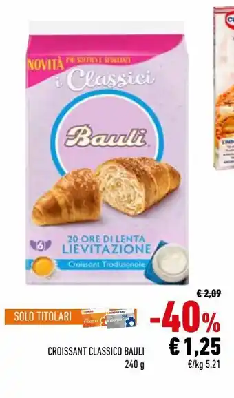 Conad City Croissant classico bauli offerta