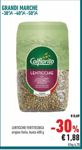 Conad Lenticchie fertitecnica colfiorito offerta