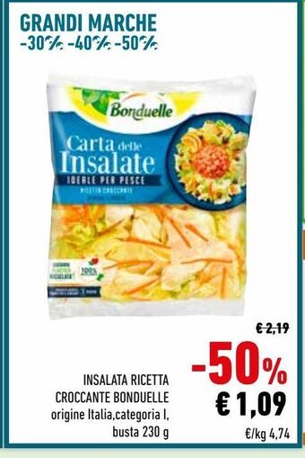 Conad City Insalata ricetta croccante bonduelle offerta