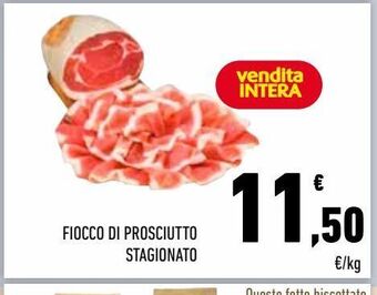 Conad City Fiocco di prosciutto stagionato offerta