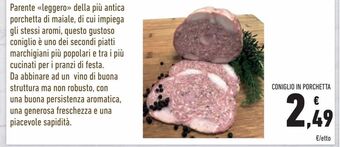 Conad Coniglio in porchetta offerta