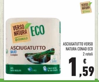 Conad Asciugatutto verso natura conad eco offerta