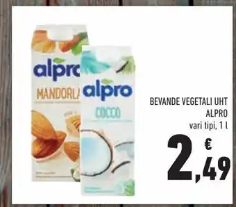 Conad Bevande vegetali uht alpro offerta