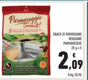 Conad Snack di parmigiano reggiano parmareggio offerta