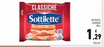 Conad Sottilette classiche offerta