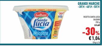 Conad Ricotta santa lucia galbani offerta