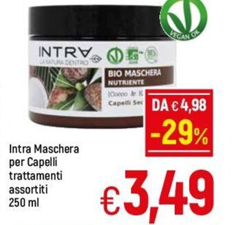 A&O Intra Maschera per Capelli trattamenti assortiti 250 ml offerta