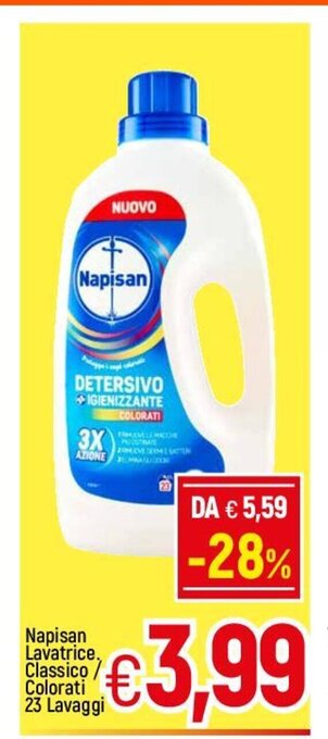 A&O Napisan Lavatrice, Classico/ Colorati 23 Lavaggi offerta