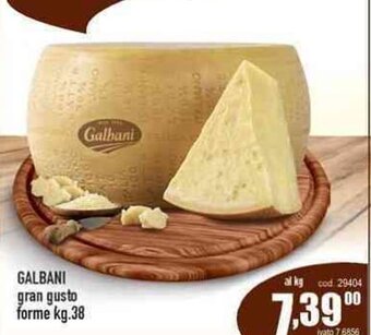 Del Prete Distribuzioni Galbani gran gusto forme kg.38 offerta