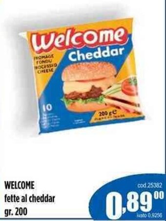 Del Prete Distribuzioni Welcome fette al cheddar gr. 200 offerta