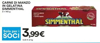 Coop Simmenthal Carne in scatola offerta