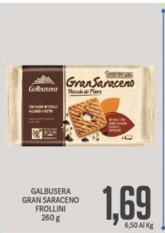 Supermercati Piccolo Galbusera Gran Saraceno Frollini 260 g offerta