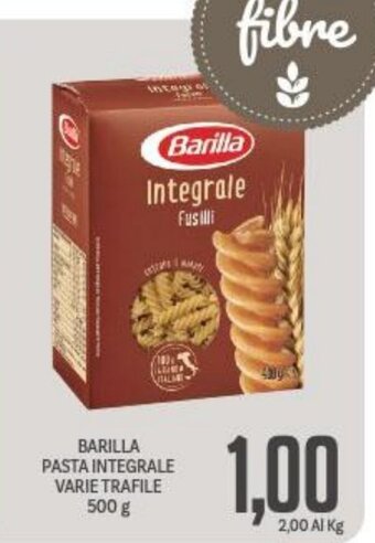 Supermercati Piccolo Barilla Pasta Integrale Varie Trafile 500 g offerta
