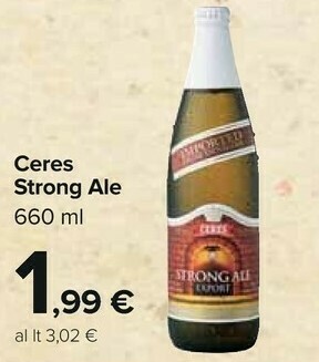 Carrefour Ceres Birra offerta