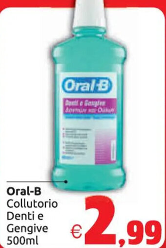 Oral-B Collutorio Denti e Gengive 500ml