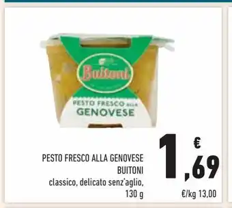 Conad Pesto fresco alla genovese buitoni offerta