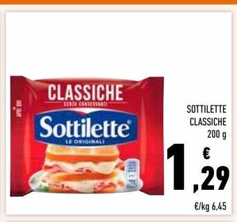 Conad Superstore Sottilette classiche 200g offerta