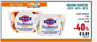 Conad Superstore Yogurt trublend fage vari gusti, 150 g offerta