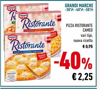 Conad Superstore Pizza ristorante cameo vari tipi offerta