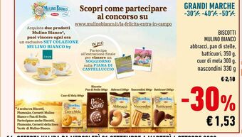 Conad Superstore Biscotti mulino bianco offerta
