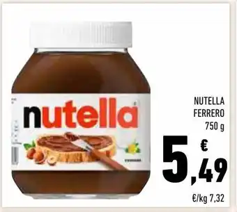 Conad Superstore Nutella ferrero 750g offerta