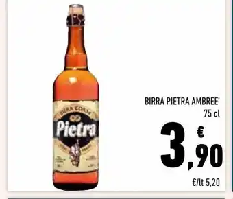 Conad Superstore Birra pietra ambre' 75 cl offerta