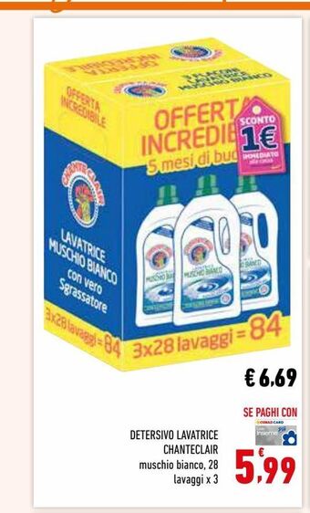 Conad Superstore Detersivo lavatrice chanteclair offerta