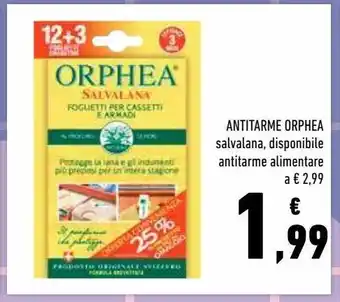 Conad Superstore Antitarme orphea salvalana offerta