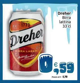 Dreher Birra lattina 33 cl