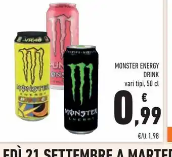 Conad Energy drink monster offerta