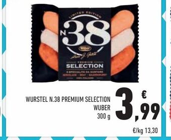 Conad Wurstel n.38 premium selection wüber offerta