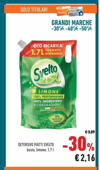 Conad Detersivo piatti  svelto offerta