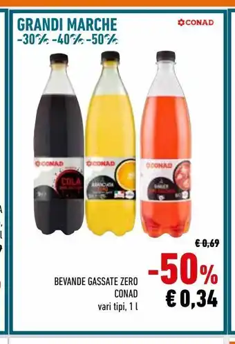 Conad City Bevande gassate zero conad offerta