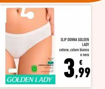Conad Superstore Slip donna golden lady offerta