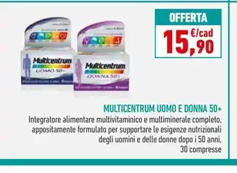 Conad Superstore Multicentrum uomo e donna 50+ offerta