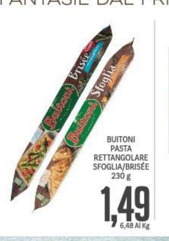 Supermercati Piccolo Buitoni Pasta Rettangolare Sfoglia/ Brisée 230 g offerta