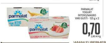 Supermercati Piccolo Parmalat Yogurt Intero/Magro Vari Gusti - 125 g x 2 offerta