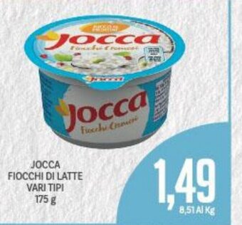 Supermercati Piccolo Jocca Fiocchi Di Latte Vari Tipi 175 g offerta