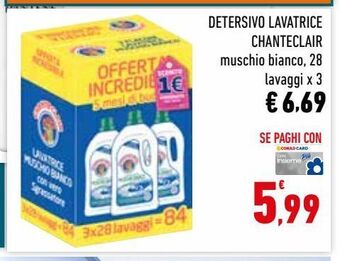 Conad City Detersivo lavatrice chanteclair offerta