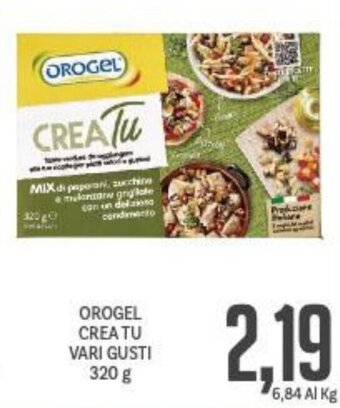 Supermercati Piccolo Orogel Crea Tu Vari Gusti 320 g offerta