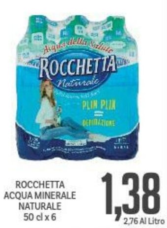 Supermercati Piccolo Rocchetta Acqua Minerale Naturale 50 cl x 6 offerta