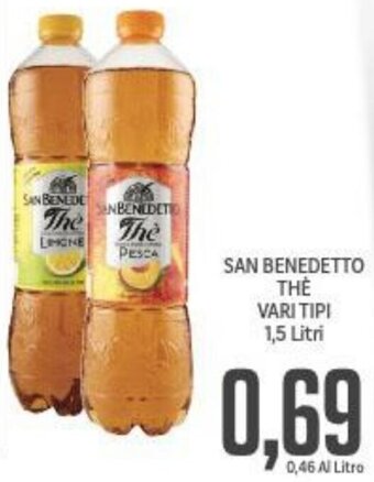 Supermercati Piccolo San Benedetto Thè Vari Tipi 1.5 Litri offerta