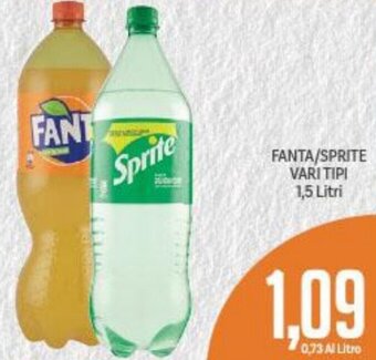 Supermercati Piccolo Fanta/Sprite Vari Tipi 1.5 Litri offerta