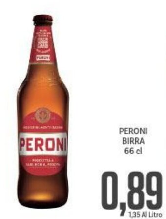 Supermercati Piccolo Peroni Birra 66 cl offerta