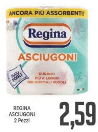 Supermercati Piccolo Regina Asciugoni 2 Pezzi offerta