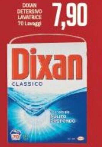Supermercati Piccolo Dixan Detersivo Lavatrice 70 Lavaggi offerta
