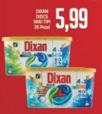 Supermercati Piccolo Dixan Discs Vari Tipi 25 Pezzi offerta